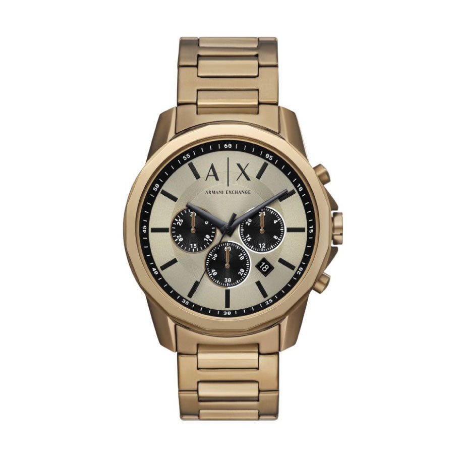 Armani Exchange AX1739 Chronograph Bronze Gold-Tone Stainless Steel Watch