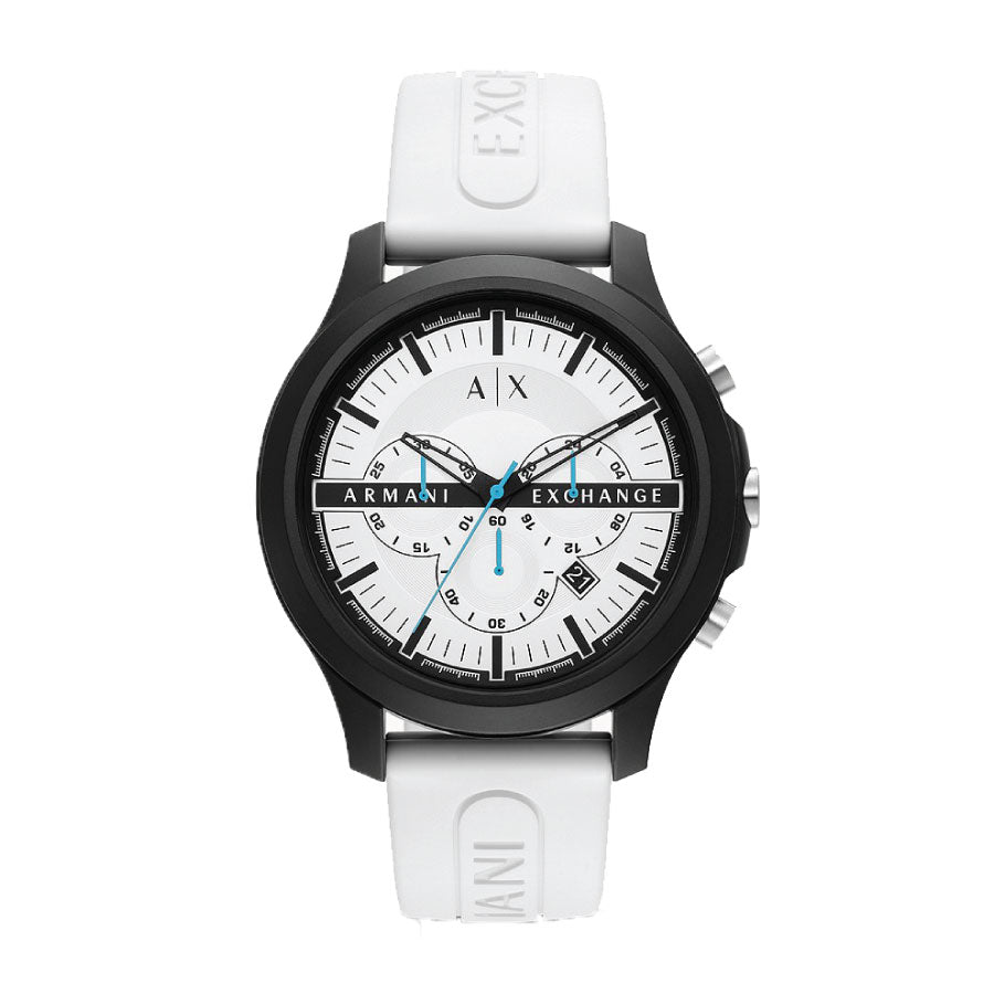 Armani Exchange AX2435 Chronograph White Silicone Watch