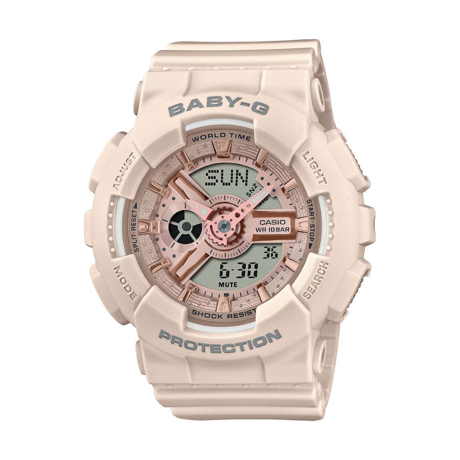 Baby-G BA-110XCP-4A Digital Analog Pink Resin