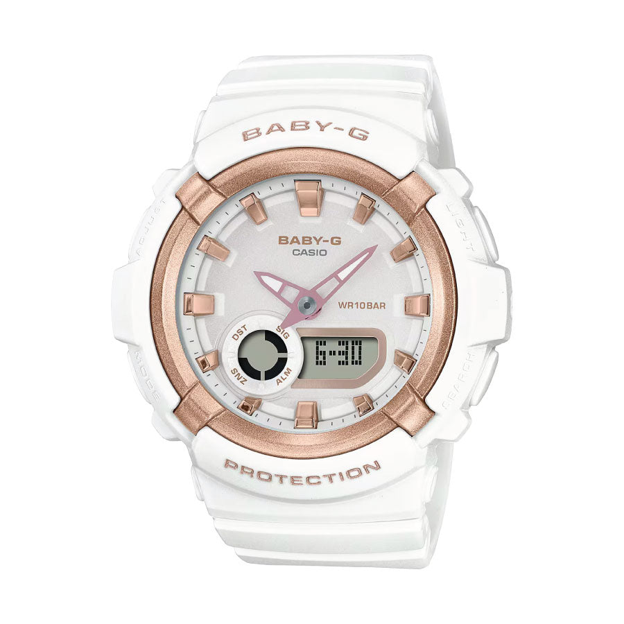 Baby-G BGA-280BA-7A Digital Analog White Resin