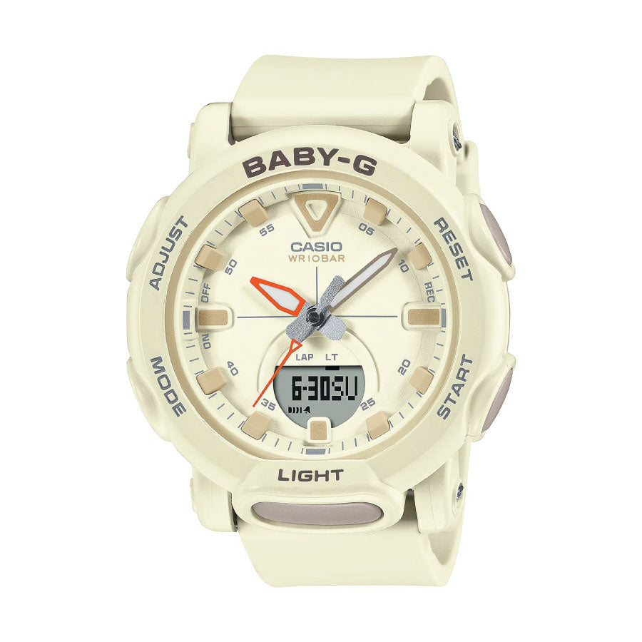 Baby-G BGA-310-7A Digital Analog White Resin