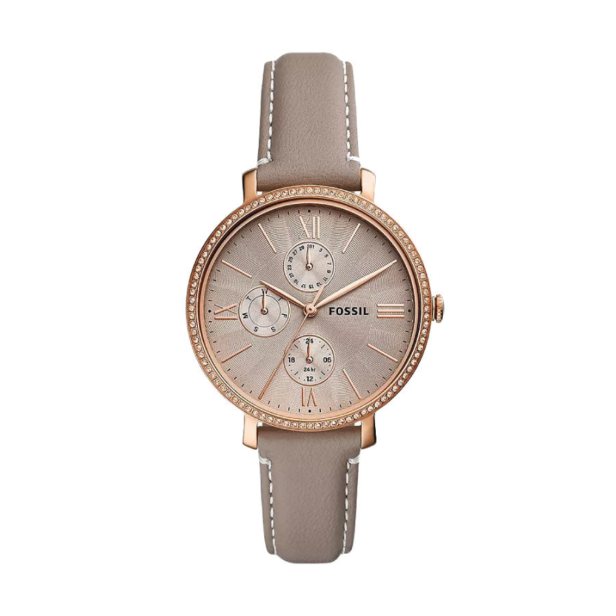 Fossil ES5097 Jacqueline Multifunction Gray LiteHide™ Leather Watch