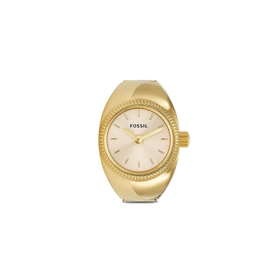 Fossil ES5246 Watch Ring Two-Hand Gold-Tone Stainless Steel