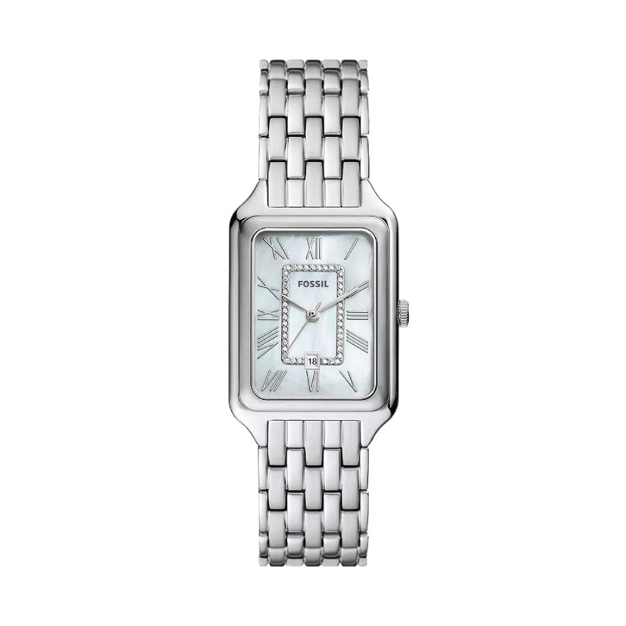 Fossil ES5306 Raquel Three-Hand Date Stainless Steel Watch