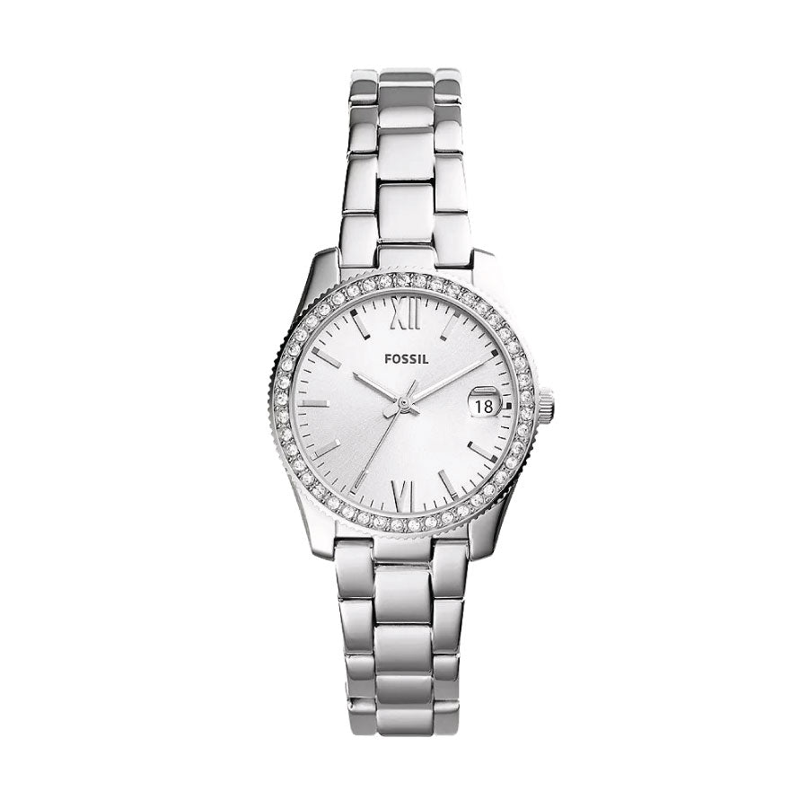 Fossil ES5317 Scarlette Mini Three-Hand Date Stainless Steel Watch