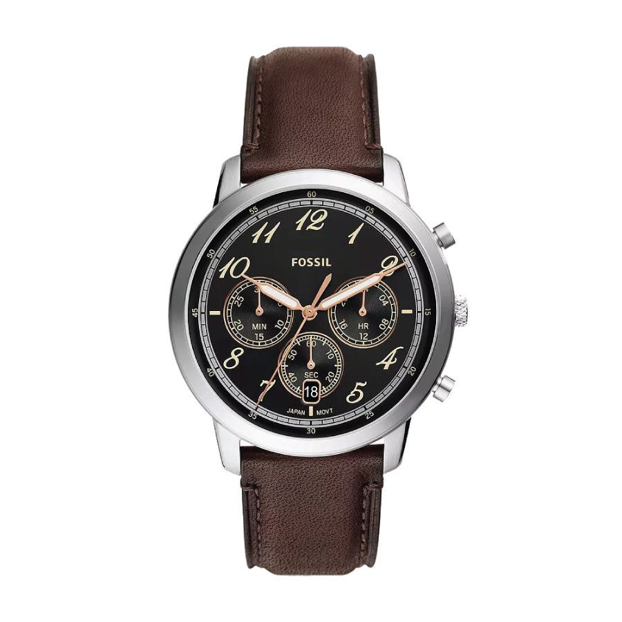 Fossil FS6024 Neutra Chronograph Brown Leather Watch