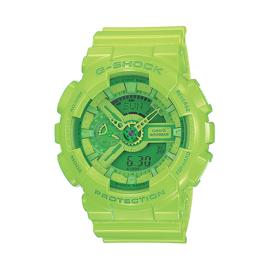 G-Shock GA-110B-3 Analog Digital Green Resin