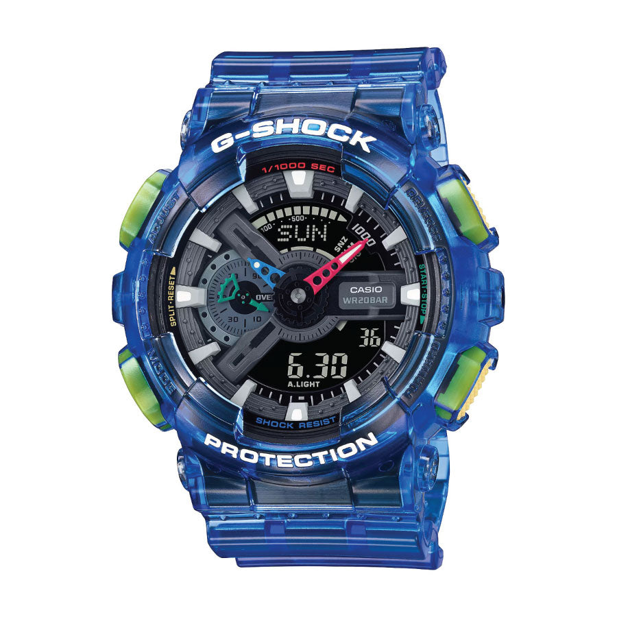 G-Shock GA-110JT-2A Analog Digital Transparent Blue Resin