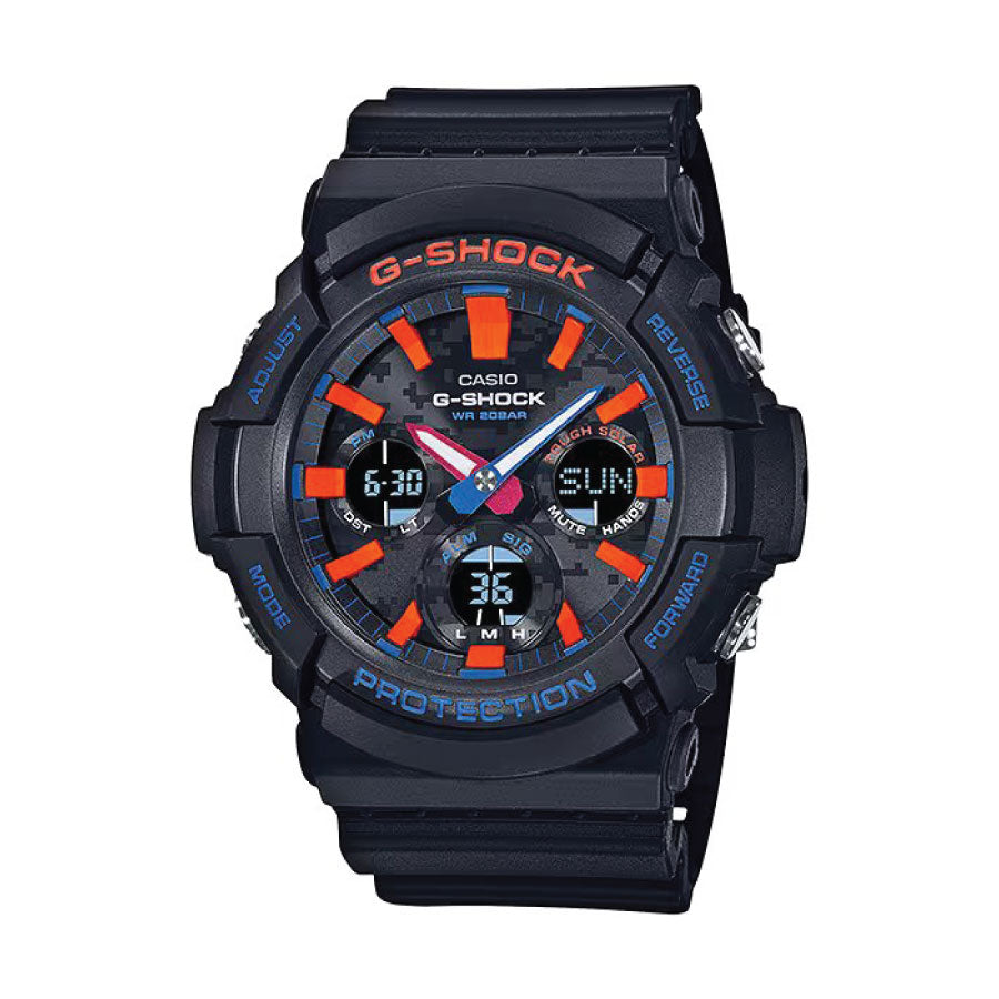 G-Shock GAS-100CT-1A Analog Digital Black Resin