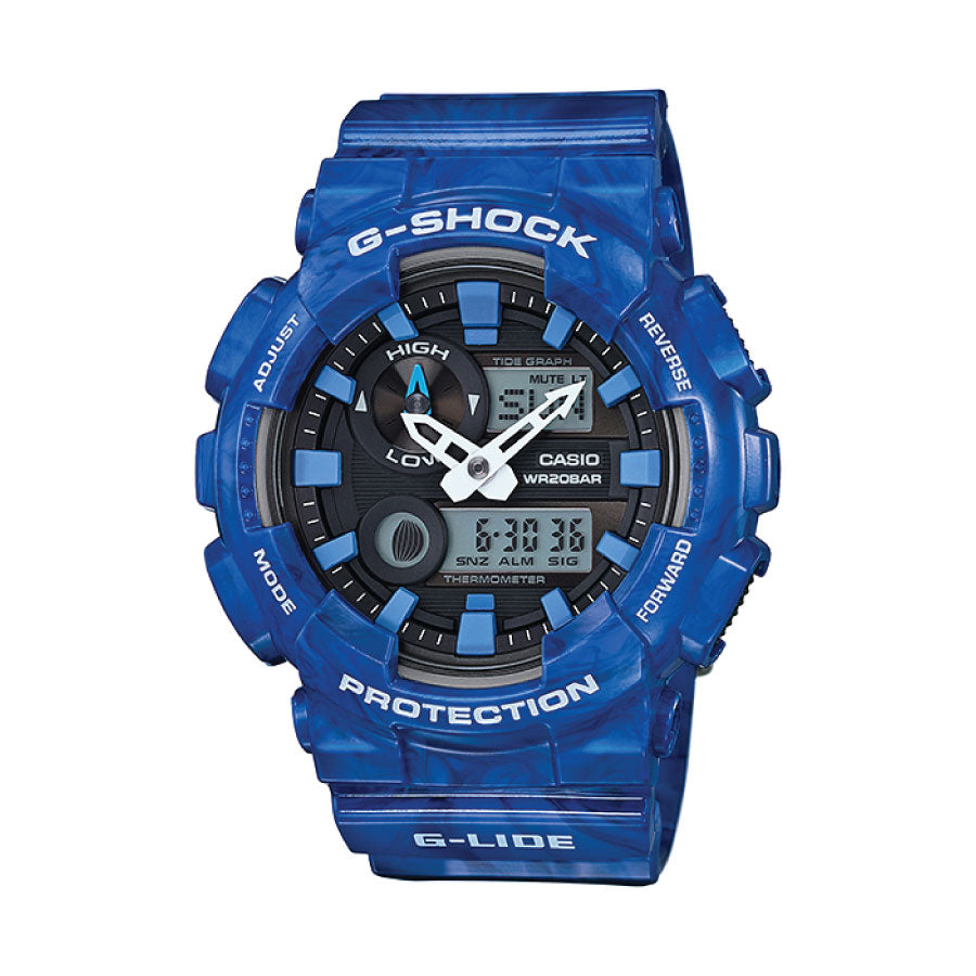 G-Shock GAX-100MA-2A Analog Digital Blue Resin