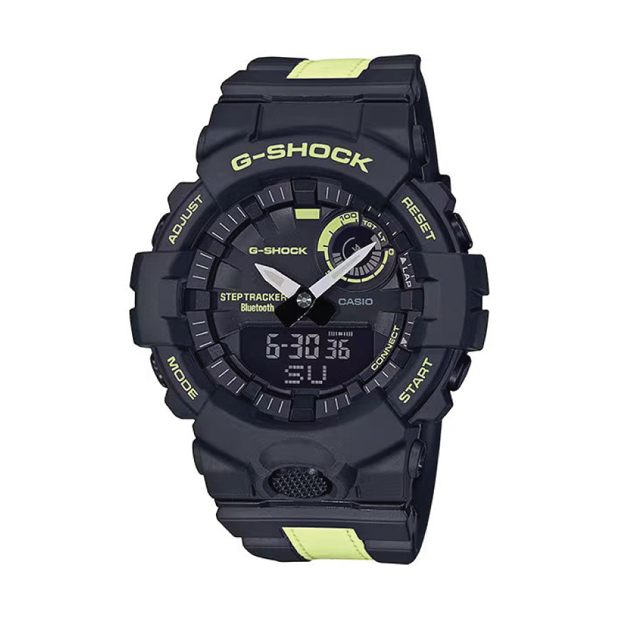 G-Shock GBA-800LU-1A G-Squad Analog Digital Black Resin