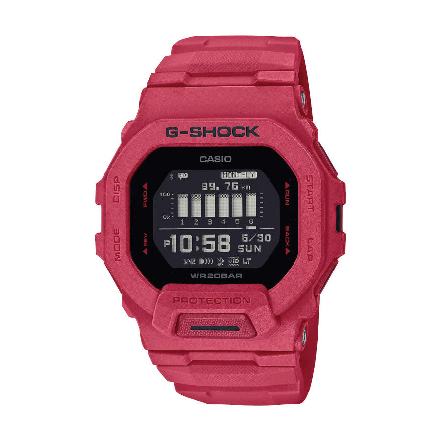 G-Shock GBD-200RD-4D G-Squad Digital Red Resin