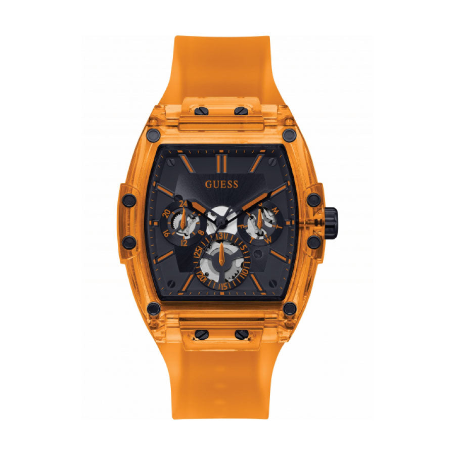 Guess GW0203G10 Orange Case Orange Polycarbonate Strap Watch