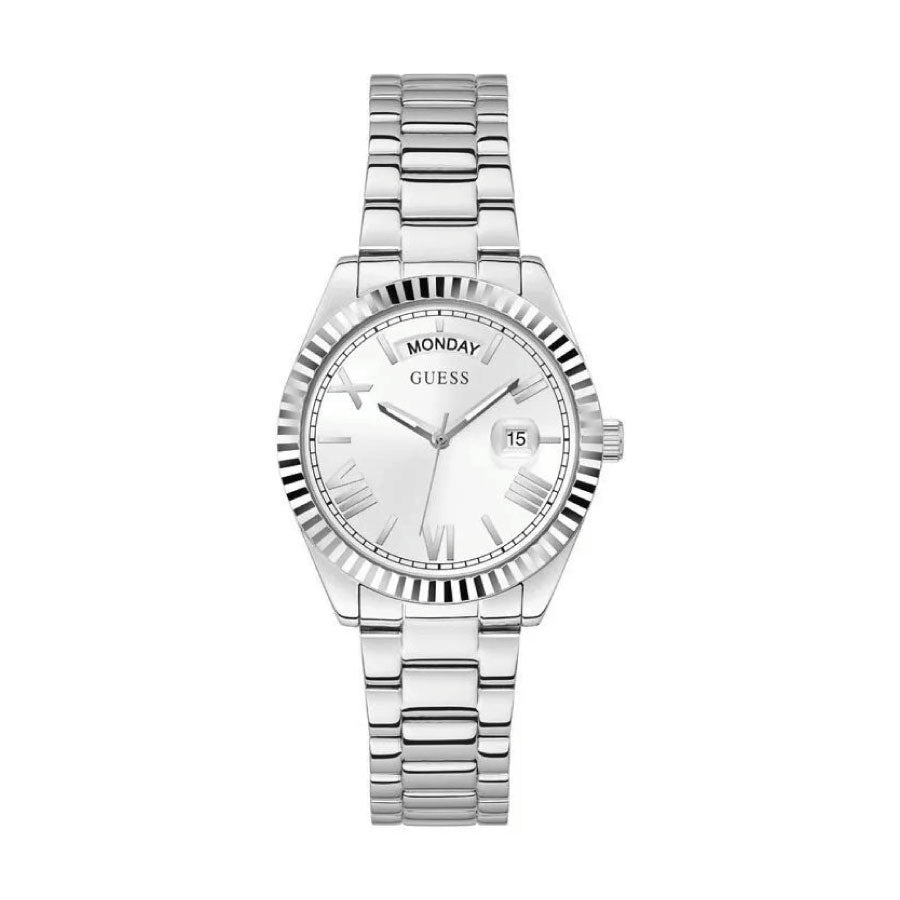 Guess GW0308L1 Silver Dial Silver Stainless Steel Strap Watch