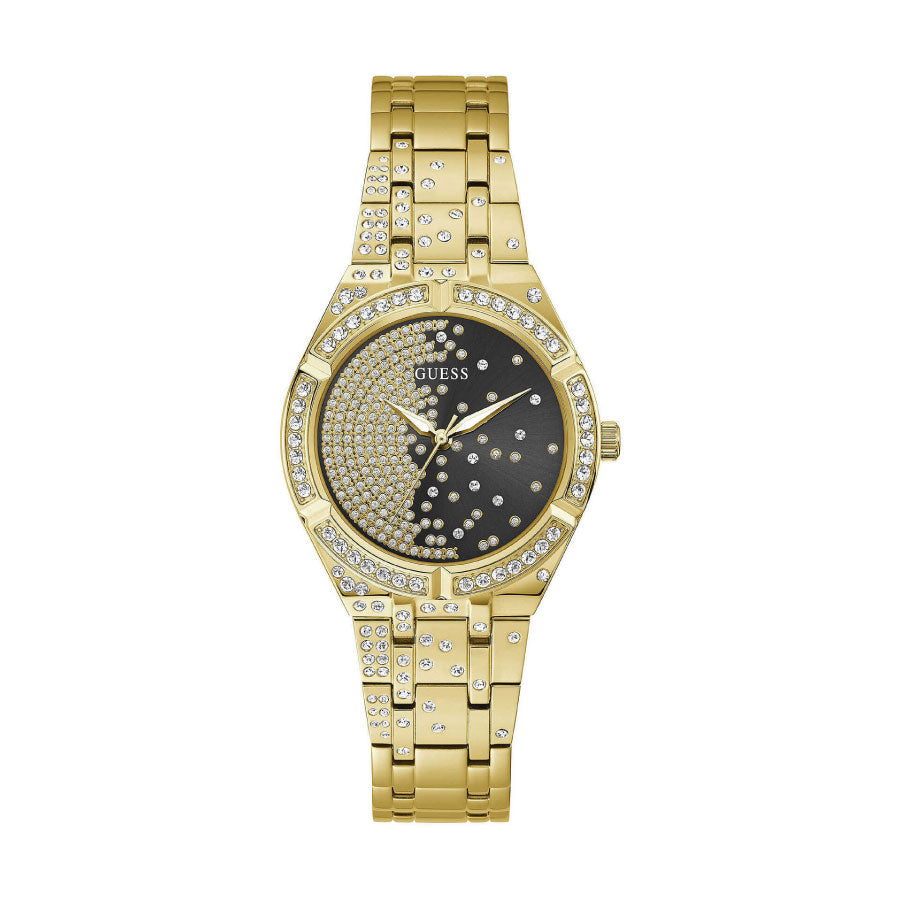 Guess GW0312L2 Black Dial Gold Stainless Steel Strap Watch