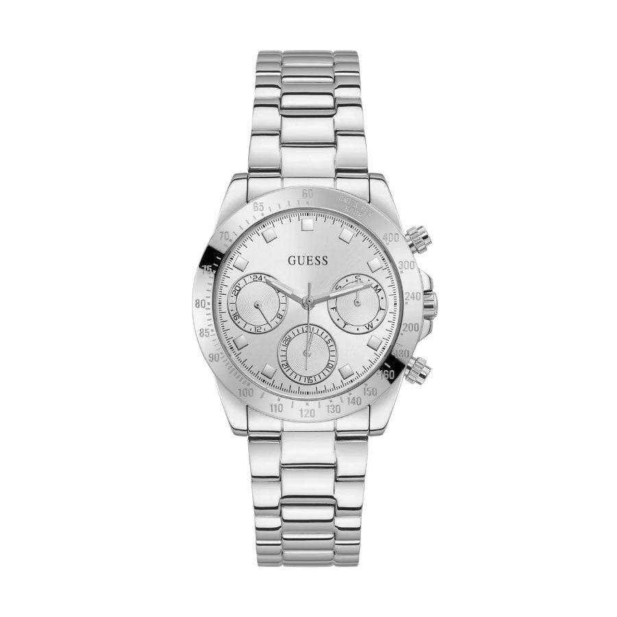 Guess GW0314L1 Eclipse Silver Dial Silver Stainless Steel Strap Watch
