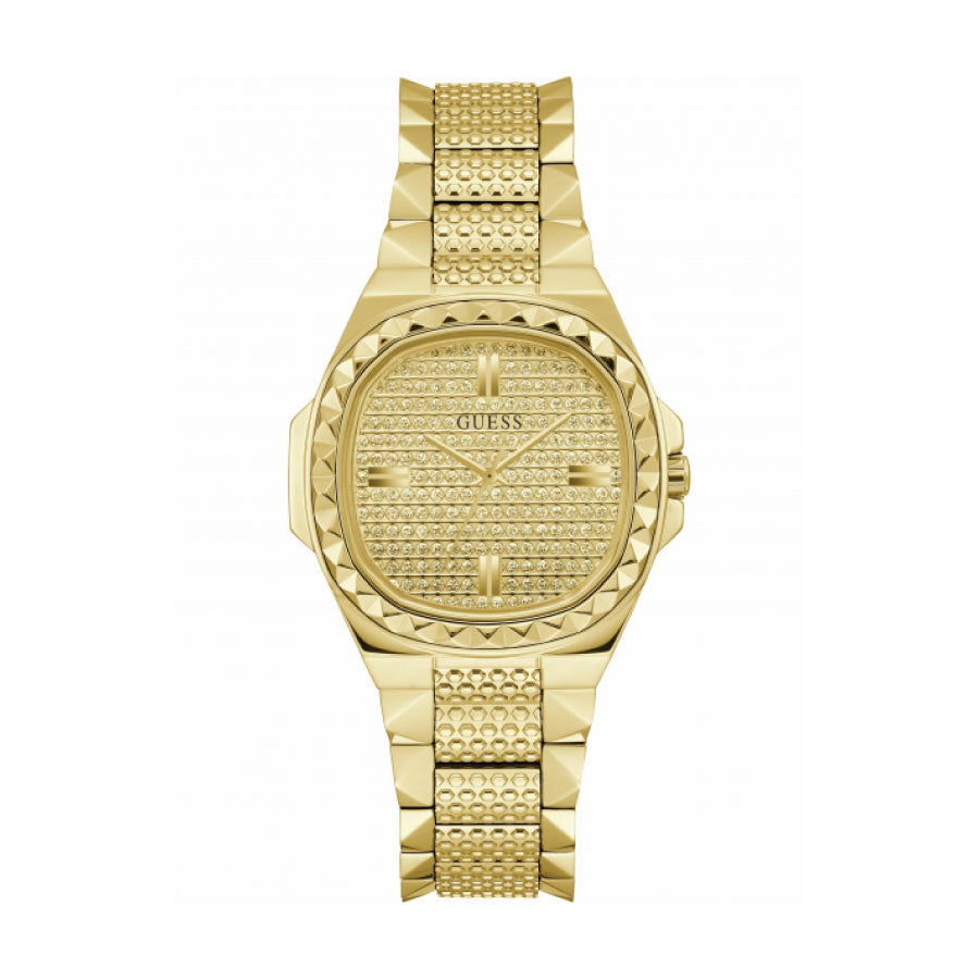 Guess GW0601L1 Gold Case Gold Stainless Steel Strap Watch