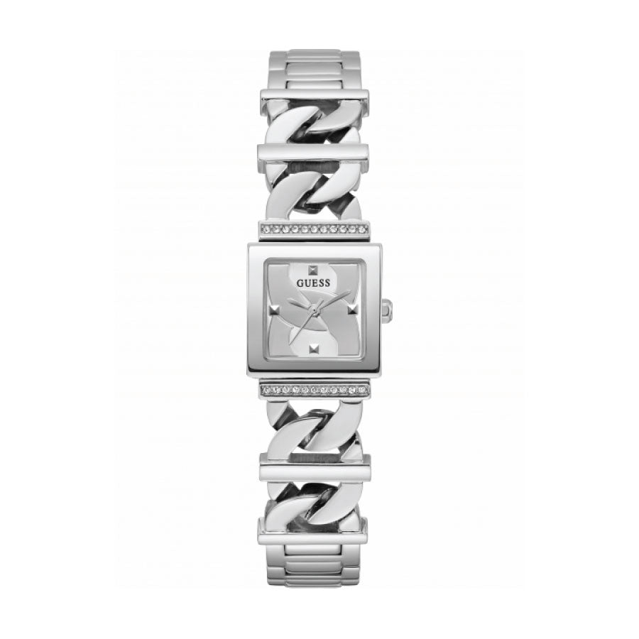 Guess GW0603L1 Silver Case Silver Stainless Steel Strap Watch