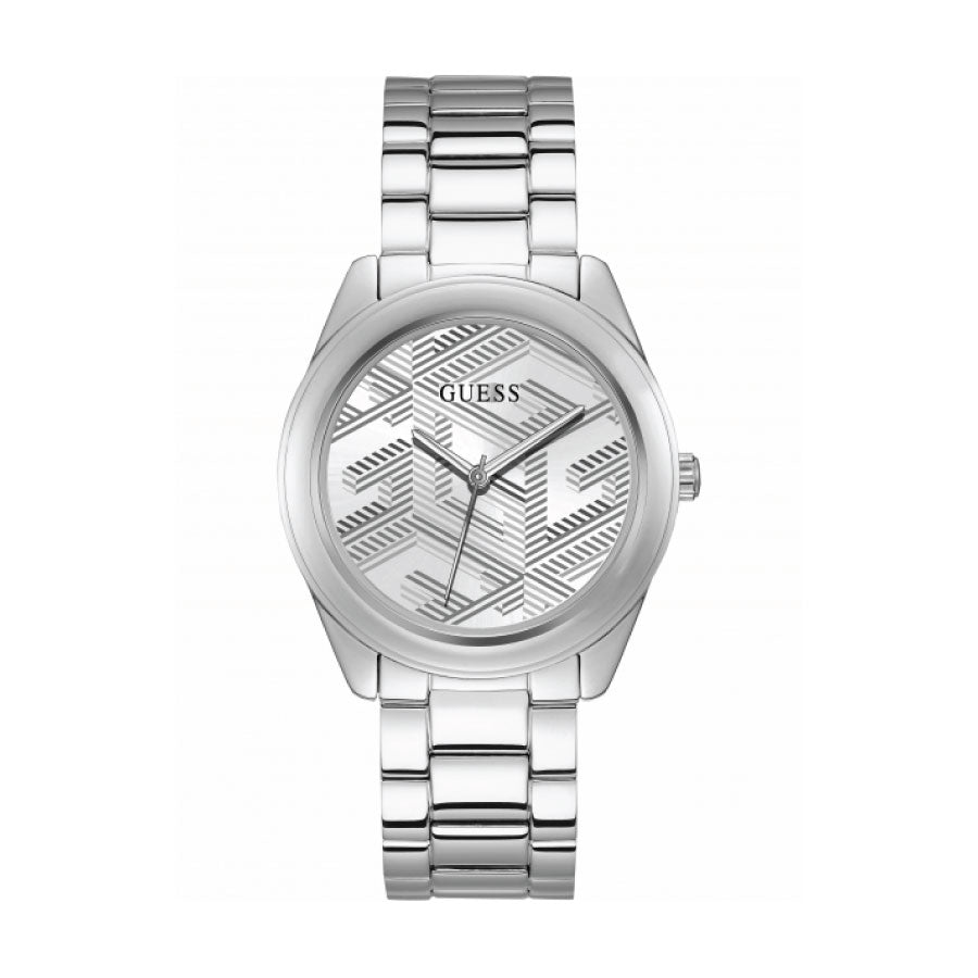 Guess GW0606L1 Silver Case Silver Stainless Steel Strap Watch