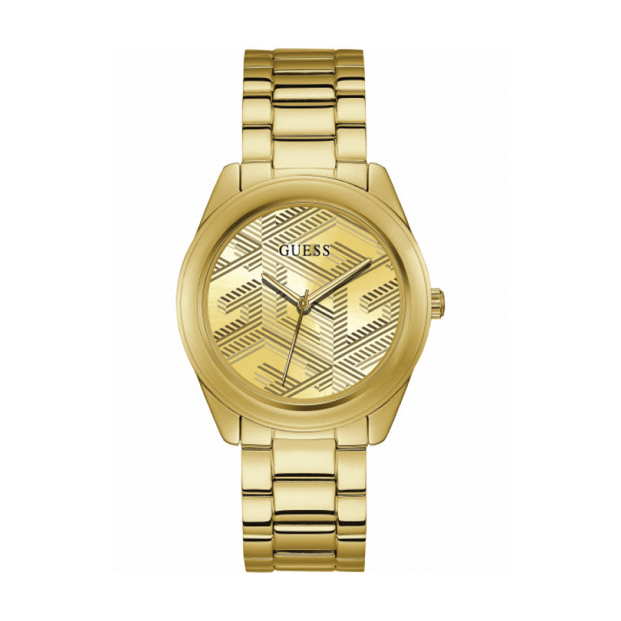 Guess GW0606L2 Gold Case Gold Stainless Steel Strap Watch