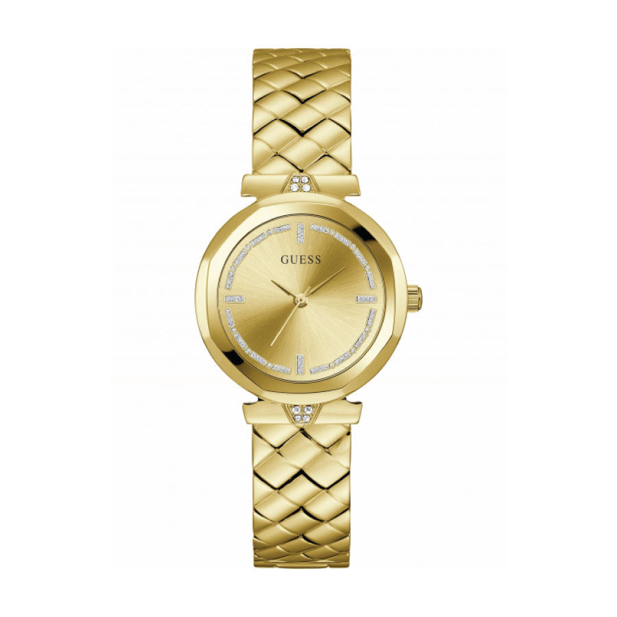 Guess GW0613L2 Gold Case Gold Stainless Steel Strap Watch
