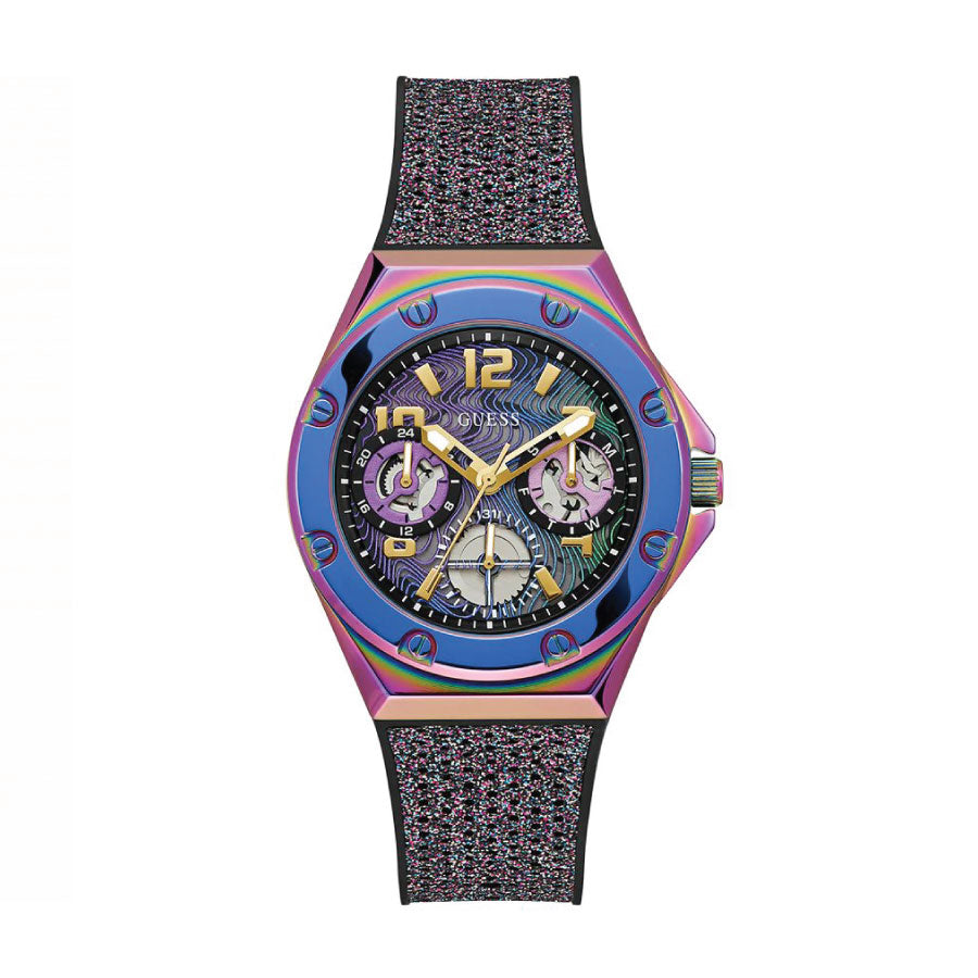 Guess GW0620L4 2-Tone Iridescent Multi-function Multi Dial Stainless Steel Strap Watch