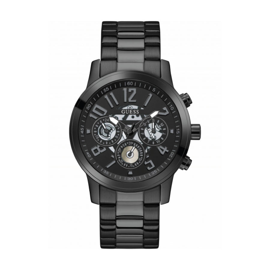 Guess GW0627G3 Black Case Black Stainless Steel Strap Watch