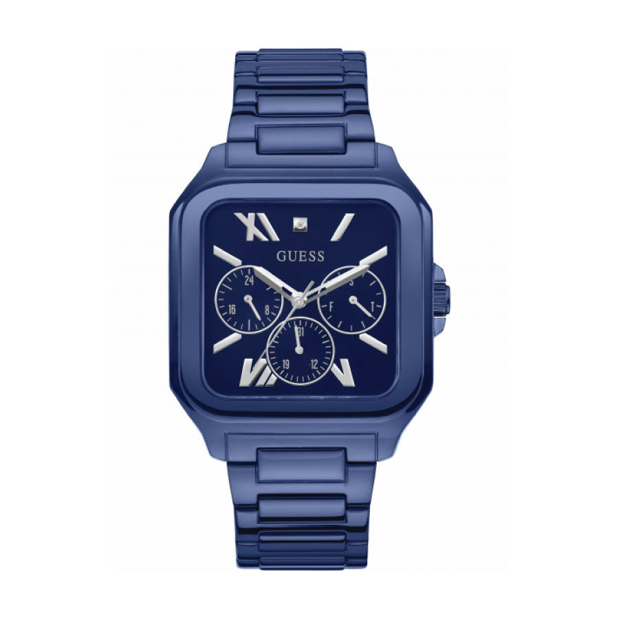 Guess GW0631G3 Blue Case Blue Stainless Steel Strap Watch