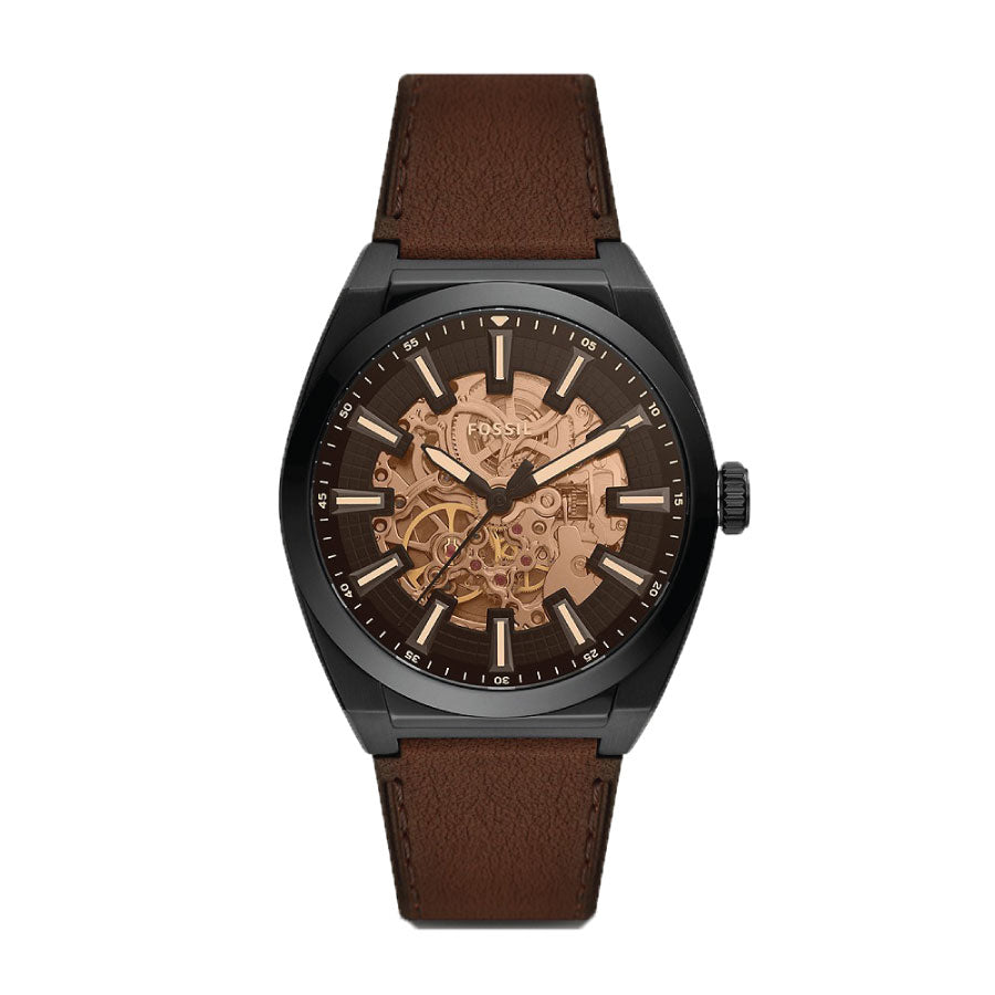 Fossil ME3207 Everett Automatic Dark Brown LiteHide™ Leather