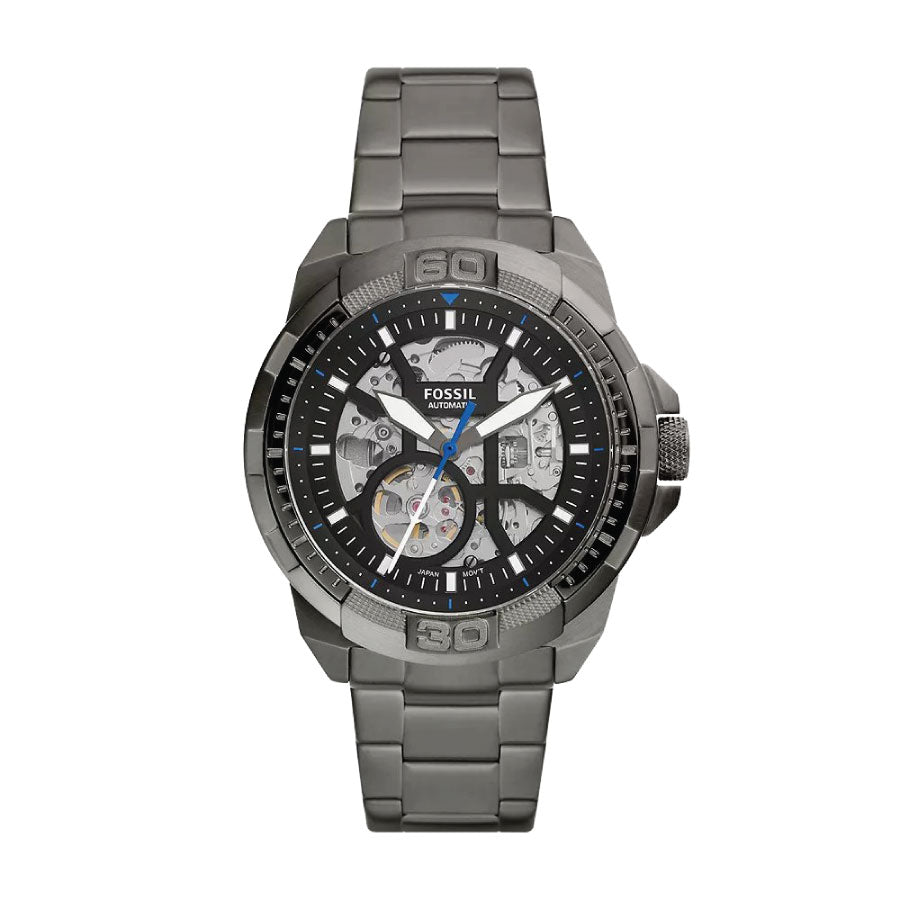 Fossil ME3218 Bronson Automatic Smoke Stainless Steel Watch