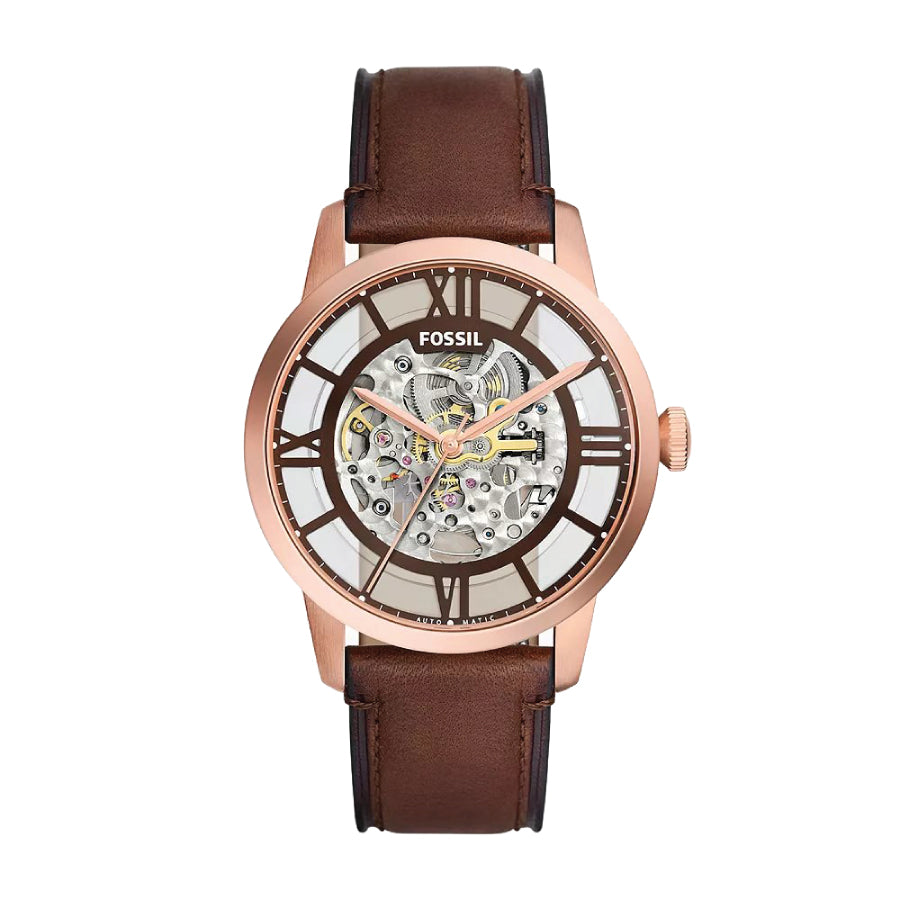 Fossil ME3259 Townsman Automatic Brown Leather Watch