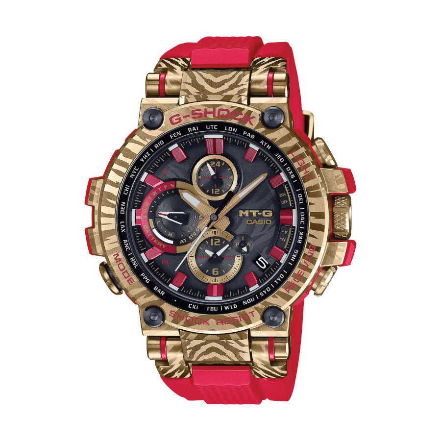 G-Shock MTG-B1000CX-4A MT-G Limited Edition Year of Tiger Analog Red Resin Watch