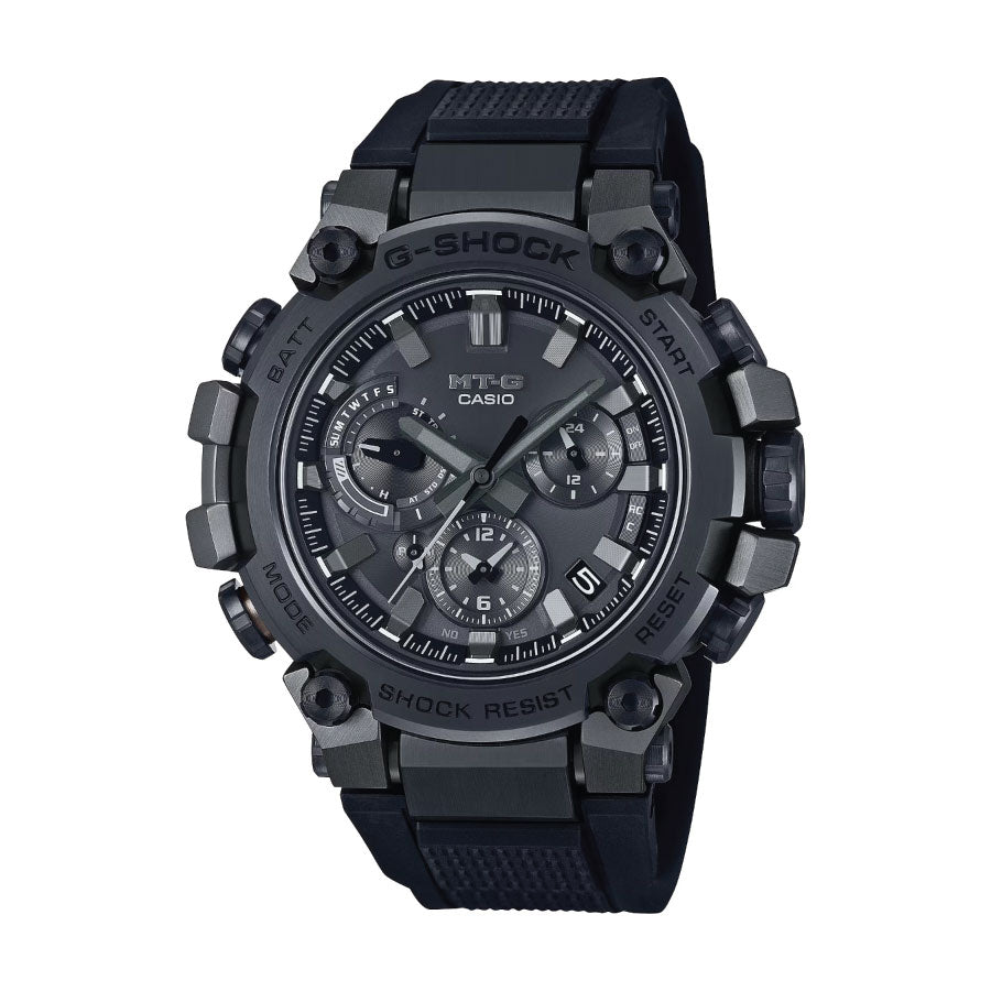 G-Shock MTG-B3000B-1A MT-G Analog Black Resin