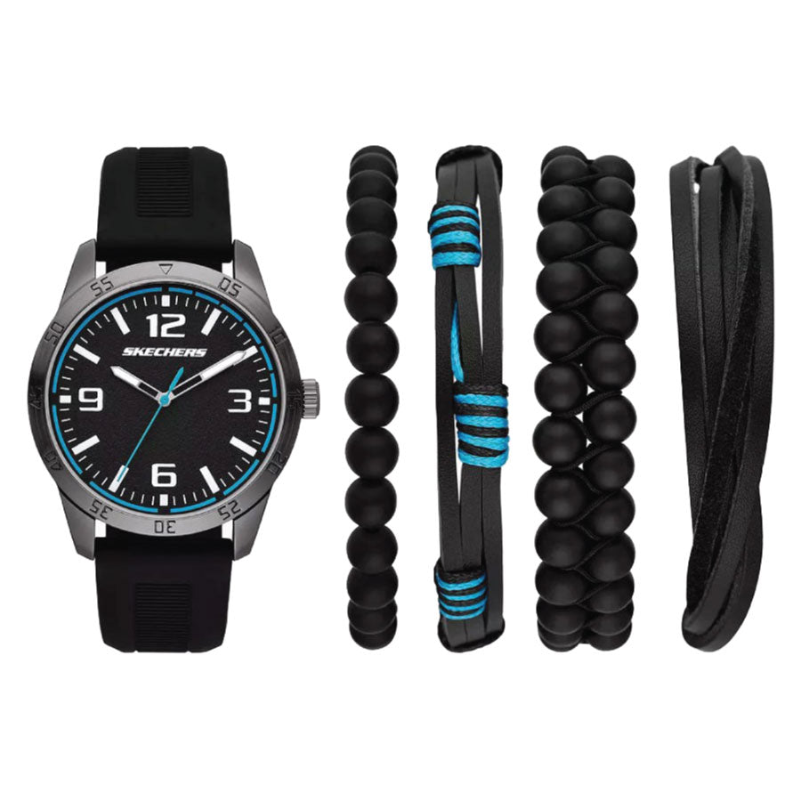 Skechers SR9092 Gift Sets 44mm Three-Hand Quartz