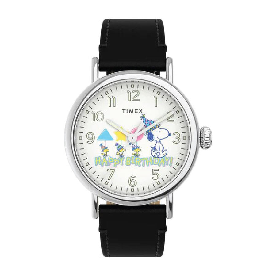 Timex TMTW2V61000UJ Standard X Peanuts Featuring Snoopy Happy Birthday