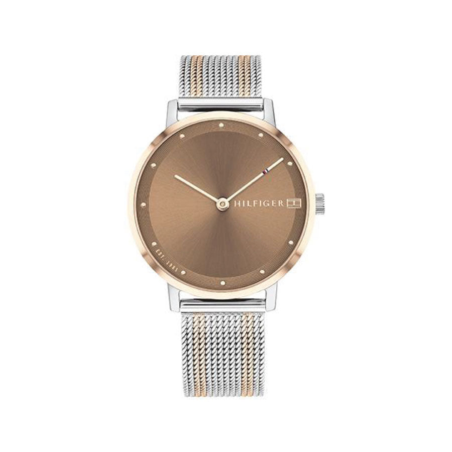 Tommy Hilfiger 1782152 Taupe Silver Stainless Steel