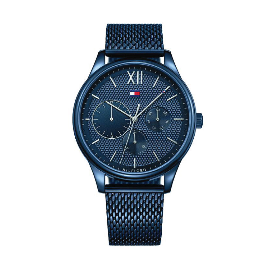 Tommy Hilfiger 1791421 Damon Blue Stainless Steel