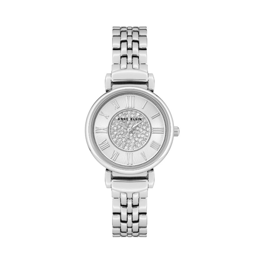 Anne Klein AK-3873SVSV Silver Dial Stainless Steel Strap