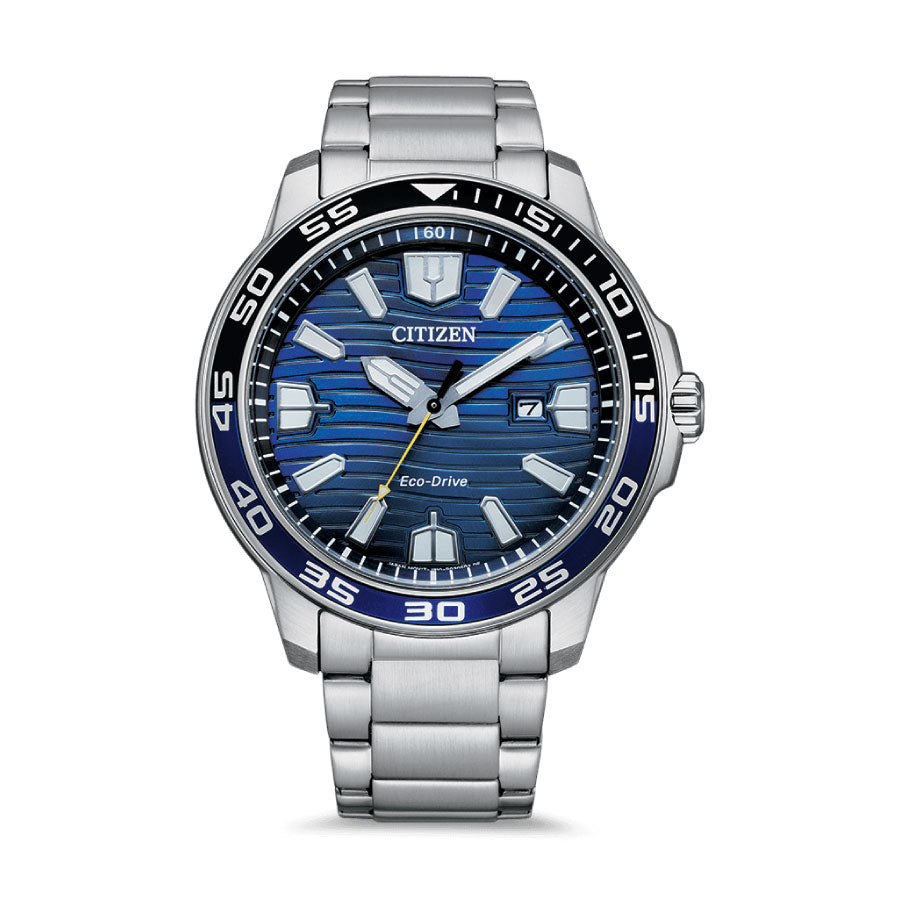 Citizen AW1525-81L Eco-Drive Blue Dial Stainless Steel Strap Watch