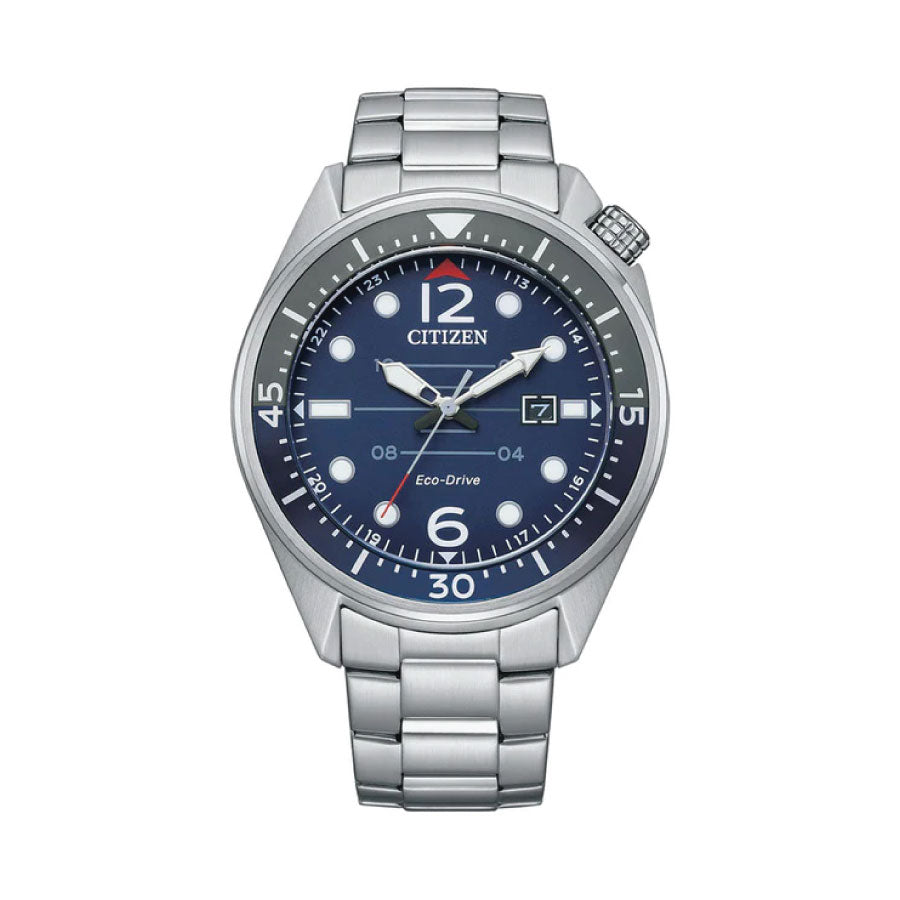 Citizen AW1716-83L Eco-Drive Silver Dial Stainless Steel Strap Watch