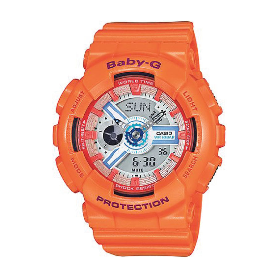 Baby-G BA-110SN-4A Multicolor Digital Analog Resin