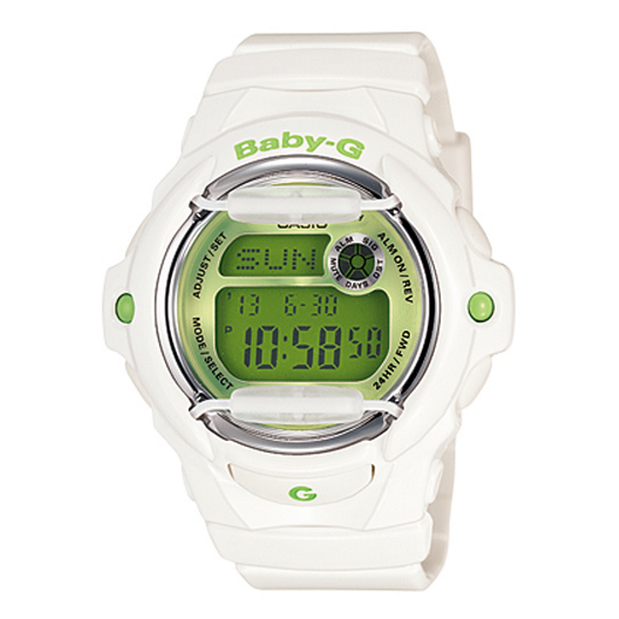 Baby-G BG-169R-7C Digital White Resin