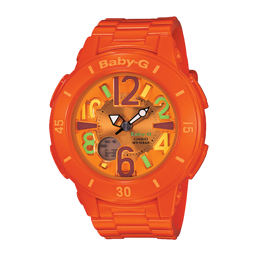 Baby-G BGA-171-4B2 Baby-G Digital Analog LED Resin