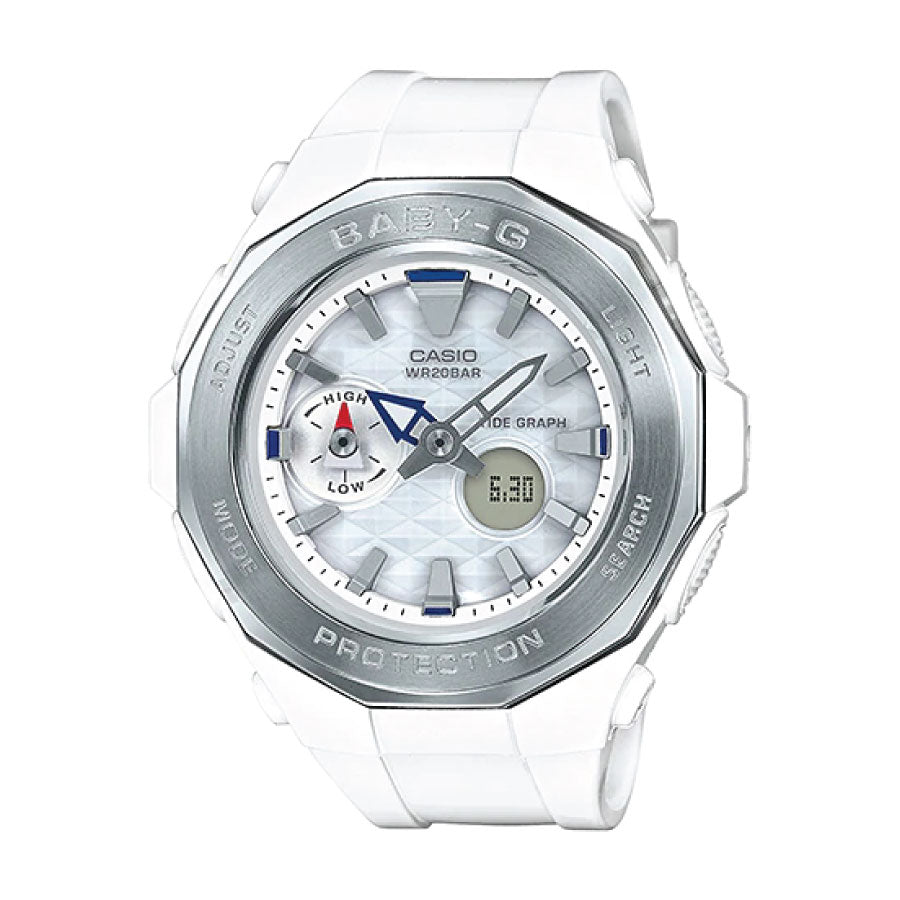 Baby-G BGA-225-7A Digital Analog White