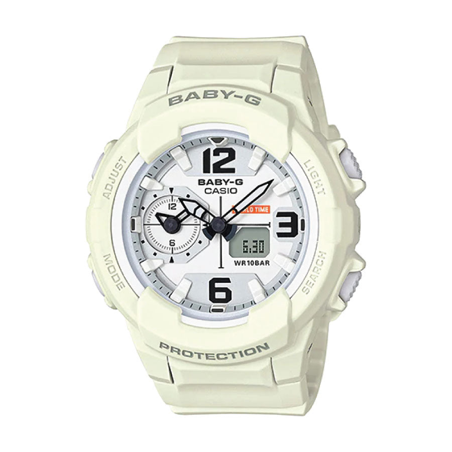 Baby-G BGA-230-7B2 Digital Analog White