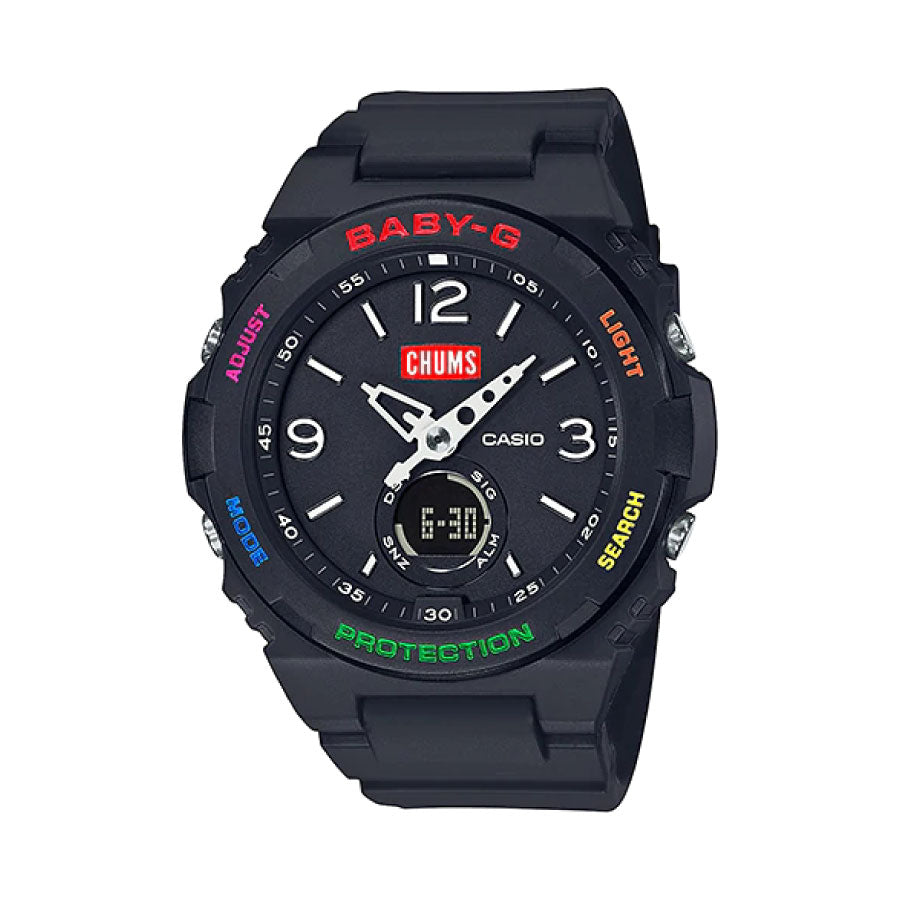 Baby-G BGA-260CH-1A Digital Analog Limited Edition Baby-G X CHUMS Black