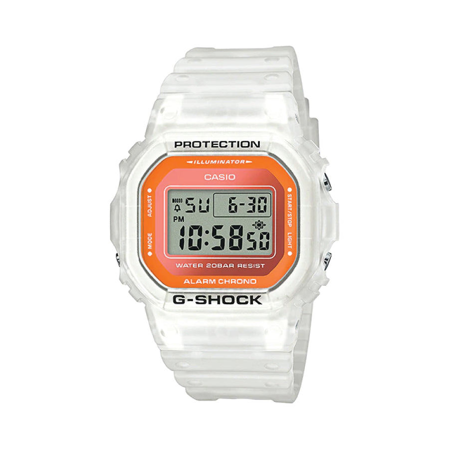 G-Shock  DW-5600LS-7D Digital Special Color White Transparent