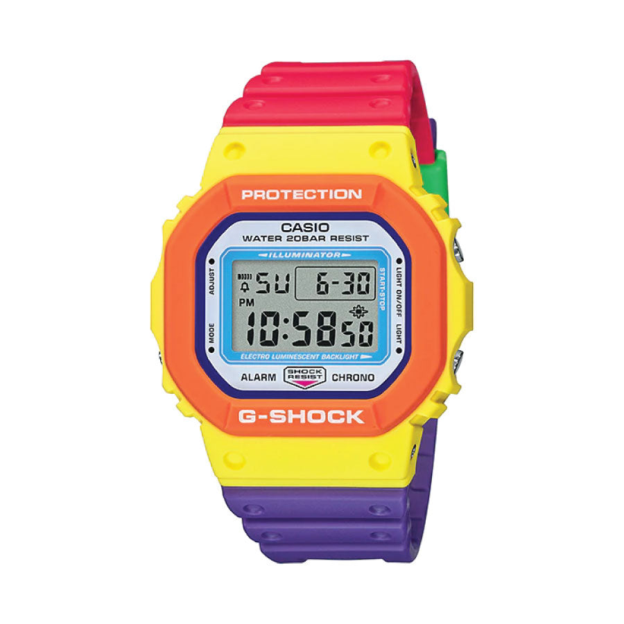 G-Shock  DW-5610DN-9 Special Colour Psychedelic Multi Color