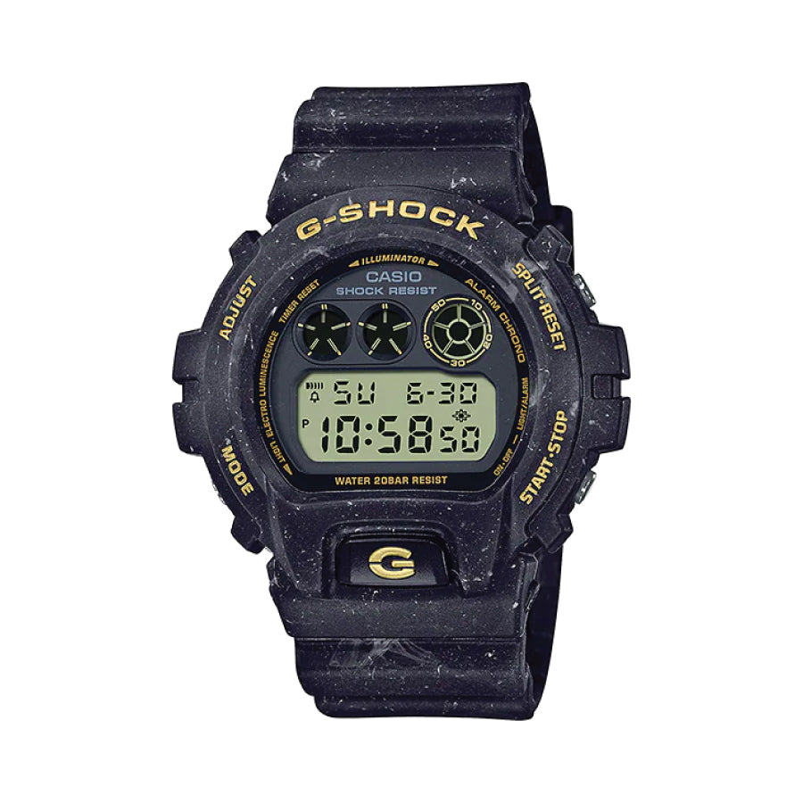 G-Shock  DW-6900WS-1D Smoky Sea Face Series Digital Black