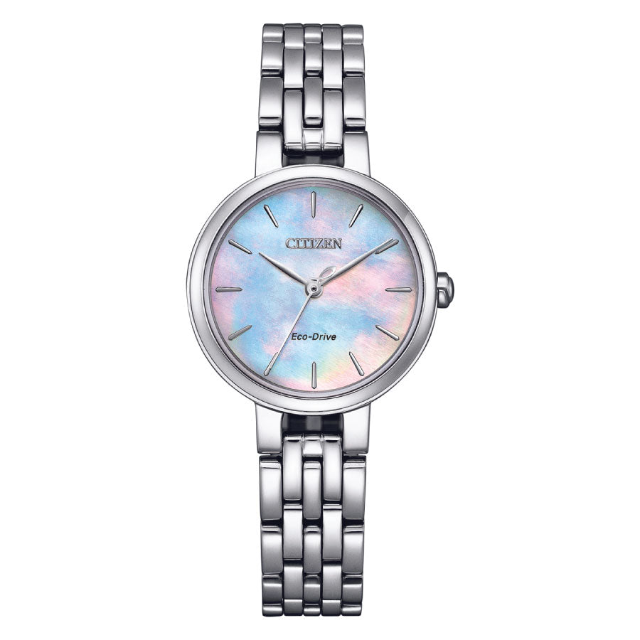 Citizen EM0990-81Y Eco-Drive Citizen L Mother of Pearl Dial Stainless Steel Strap Watch